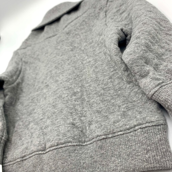 New Carter’s Baby Boy Christmas embroidered red truck/ gray button up Cardigan - Picture 6 of 12